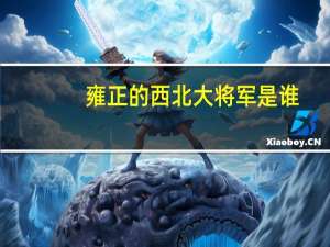 雍正的西北大将军是谁