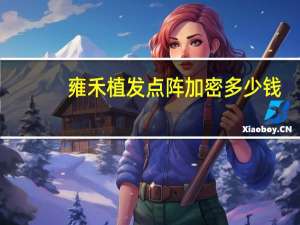 雍禾植发点阵加密多少钱，雍禾植发工作靠谱吗