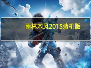 雨林木风2015装机版（雨林木风装机版简介）
