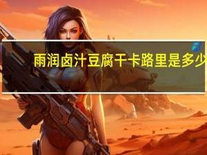 雨润 卤汁豆腐干卡路里是多少