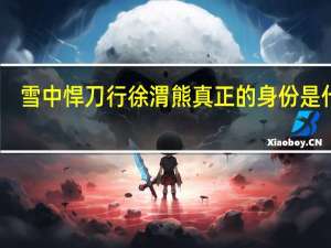 雪中悍刀行徐渭熊真正的身份是什么　