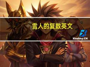 雪人的复数英文