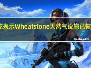 雪佛龙表示Wheatstone天然气设施已恢复全面生产