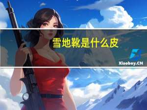 雪地靴是什么皮