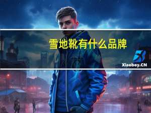 雪地靴有什么品牌