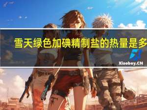 雪天 绿色加碘精制盐的热量是多少