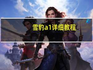 雪豹a1详细教程（雪豹操作系统）