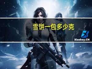 雪饼一包多少克