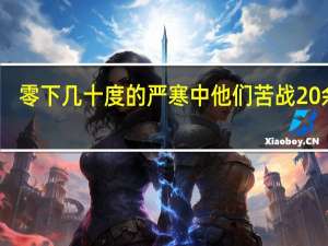 零下几十度的严寒中他们苦战20余天，有连队冻死在阵地上，仍保持战斗队形…