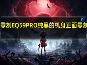 零刻EQ59 PRO纯黑的机身正面零刻logo