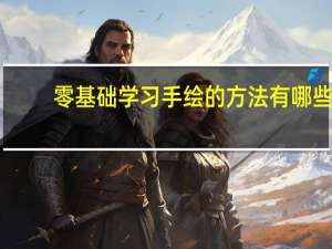 零基础学习手绘的方法有哪些