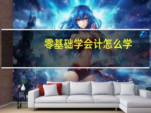 零基础学会计怎么学