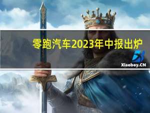零跑汽车2023年中报出炉：营收稳健增长、经营现金流首次转正、即将于慕尼黑车展发布全球化战略