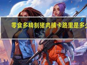 零食多精制猪肉脯卡路里是多少