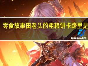 零食故事 田老头的粗粮饼卡路里是多少