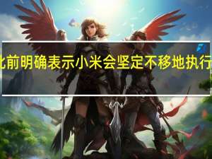 雷军此前明确表示小米会坚定不移地执行高端化战略