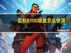 雷柏8100键盘怎么使用（雷柏8100）