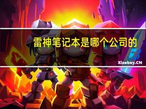雷神笔记本是哪个公司的