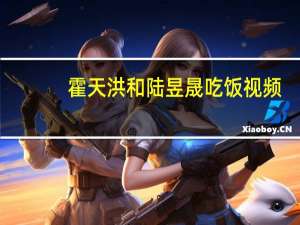 霍天洪和陆昱晟吃饭视频（霍天洪原型）