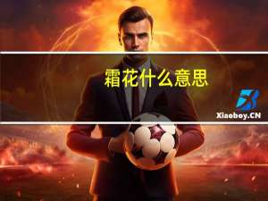 霜花什么意思（sh什么意思）