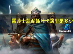 露莎士 蒜泥蚝汁卡路里是多少