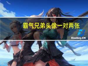 霸气兄弟头像一对两张（霸气兄弟头像两张一人一张）