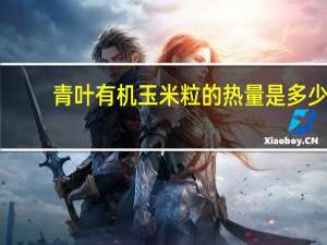 青叶 有机玉米粒的热量是多少