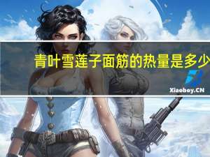 青叶 雪莲子面筋的热量是多少