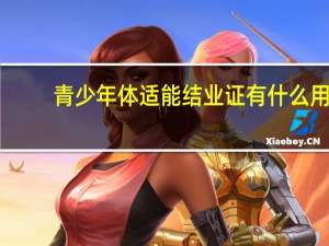 青少年体适能结业证有什么用