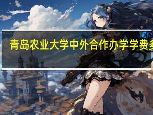 青岛农业大学中外合作办学学费多少