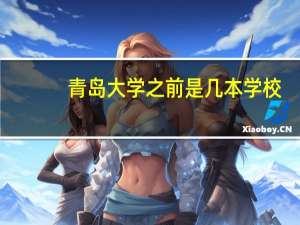 青岛大学之前是几本学校