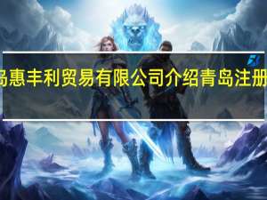 青岛惠丰利贸易有限公司介绍 青岛注册外贸公司