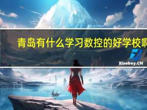青岛有什么学习数控的好学校啊！
