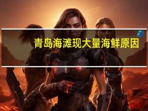 青岛海滩现大量海鲜原因