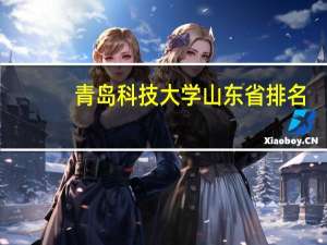 青岛科技大学山东省排名