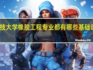 青岛科技大学橡胶工程专业都有哪些基础课和专业课程