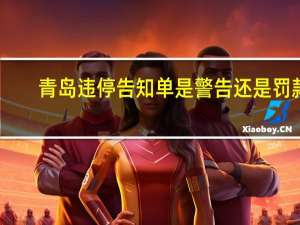 青岛违停告知单是警告还是罚款