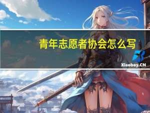 青年志愿者协会怎么写