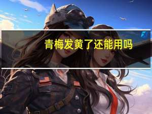 青梅发黄了还能用吗