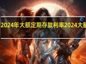 青海银行2024年大额定期存款利率 2024大额存单三年利率