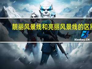 靓丽风景线和亮丽风景线的区别