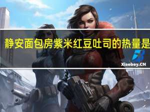 静安面包房 紫米红豆吐司的热量是多少