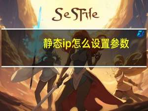 静态ip怎么设置参数（静态ip）