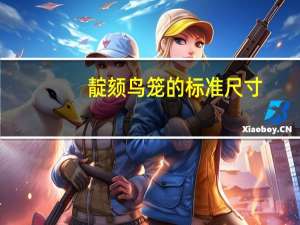 靛颏鸟笼的标准尺寸
