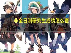 非全日制研究生成绩怎么查