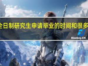 非全日制研究生申请毕业的时间和很多因素有关