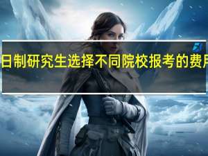 非全日制研究生选择不同院校报考的费用发生差距