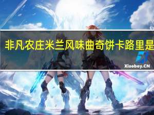 非凡农庄 米兰风味曲奇饼卡路里是多少