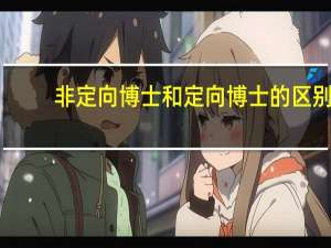 非定向博士和定向博士的区别