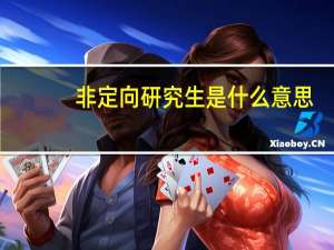 非定向研究生是什么意思